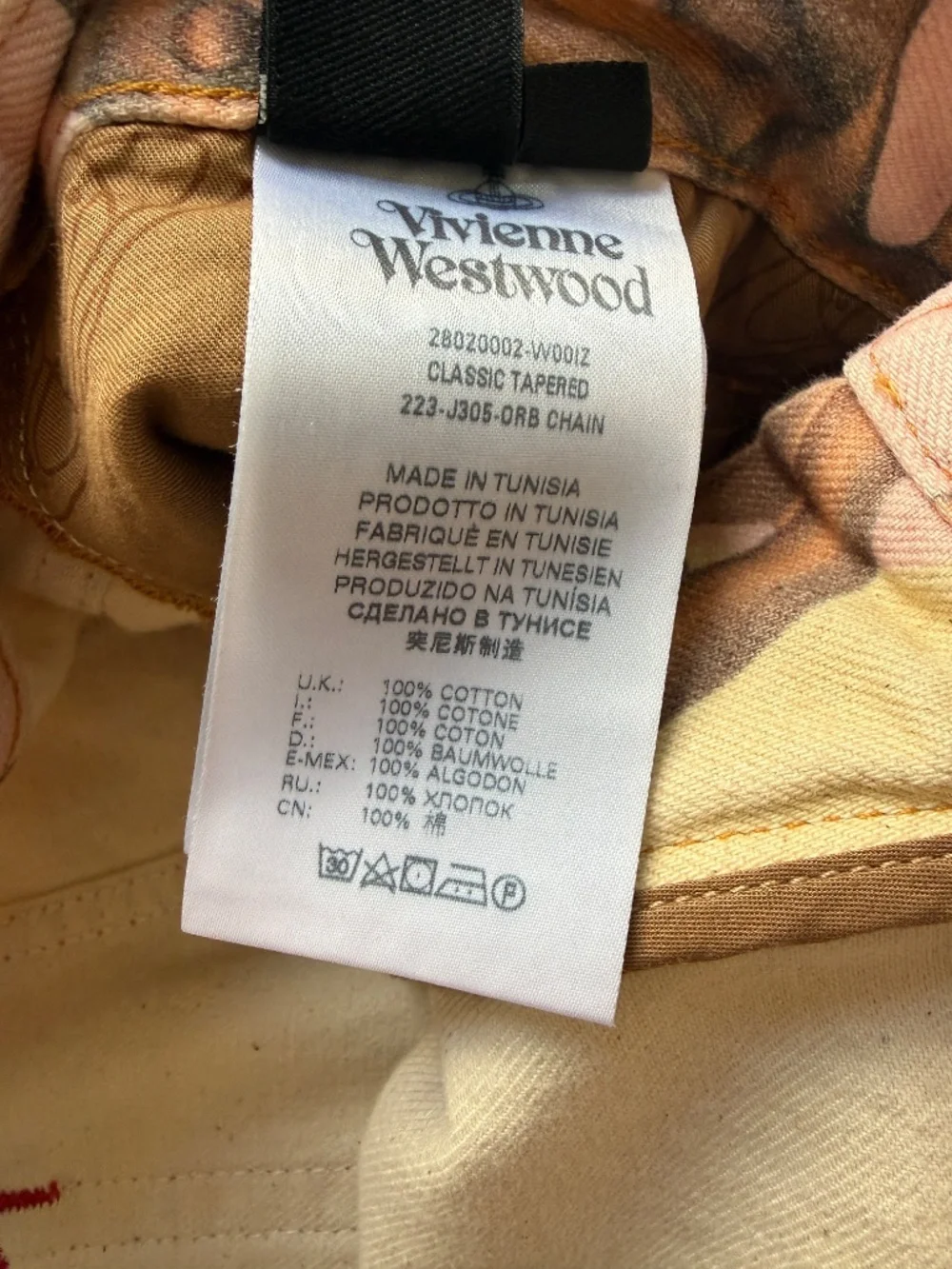 Vivienne Westwood New 530$ A/W 2022 over orb jeans w/ - Picture 9 of 11